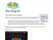 Tablet Screenshot of googlefiberhuntington.com